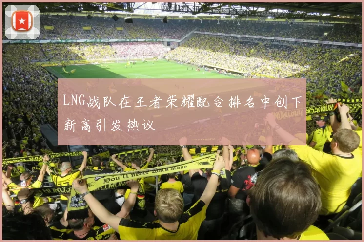 LNG战队在王者荣耀配合排名中创下新高引发热议